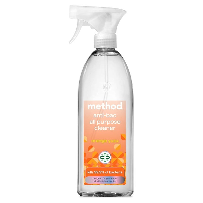 Method Antibacterial All-Purpose Cleaner Spray, Kills Germs & Disinfects Home, Orange Yuzu Scent - 828 ml - Image 1
